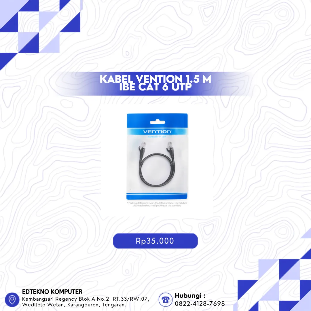 Kabel Vention 1.5 M IBE Cat 6 UTP