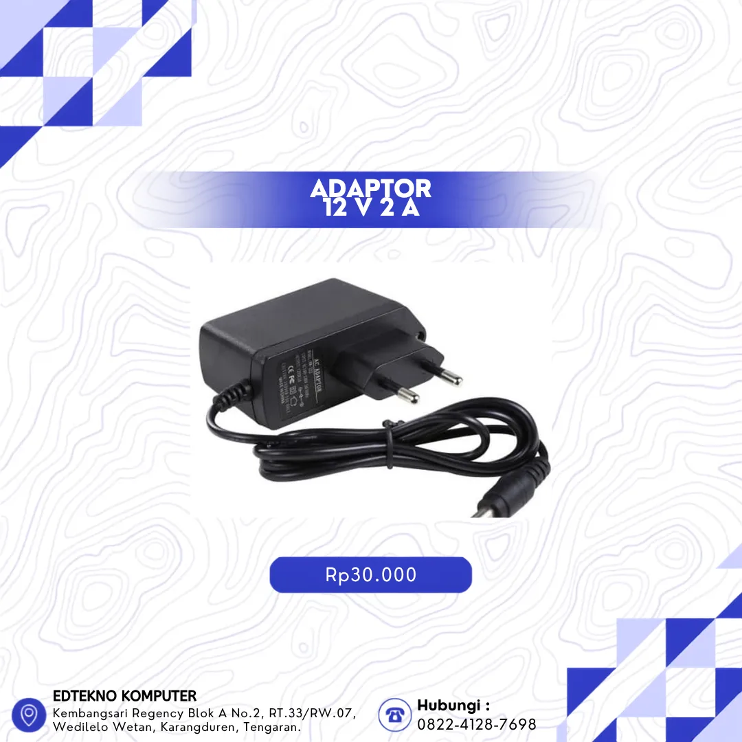 Adaptor 12 V 2 A