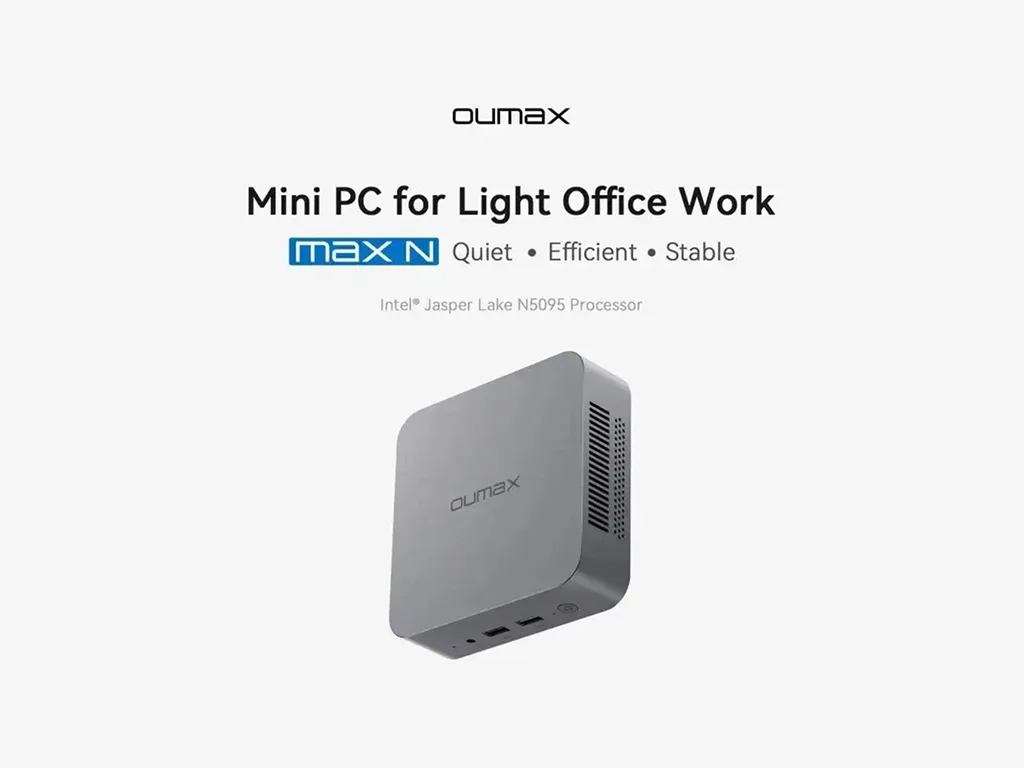 Beelink MINI PC OUMAX N5 N5095 Jasper Lake RAM DDR4 8GB dan ROM 128GB/256GB SSD Windows 11 Pro