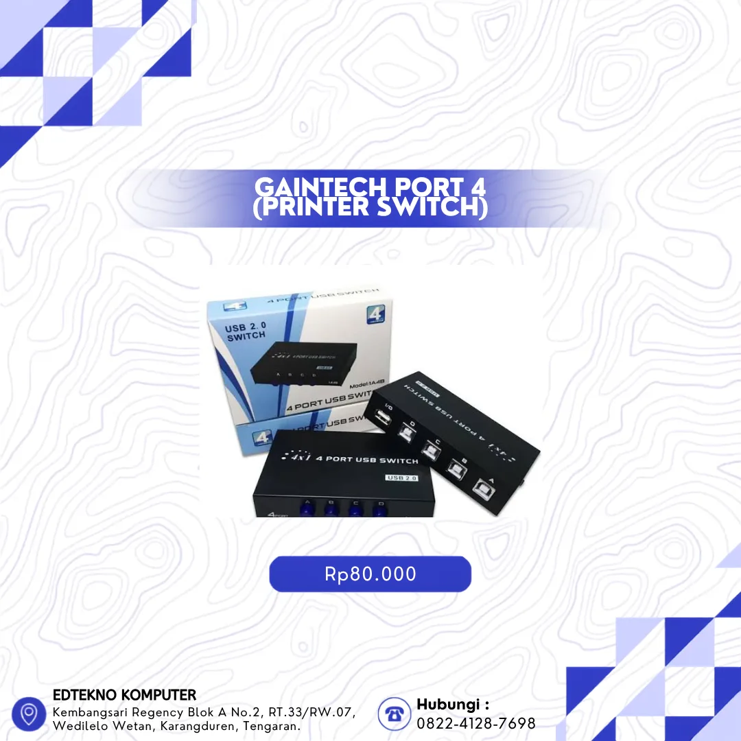 Gaintech Port 4 (Printer Switch)