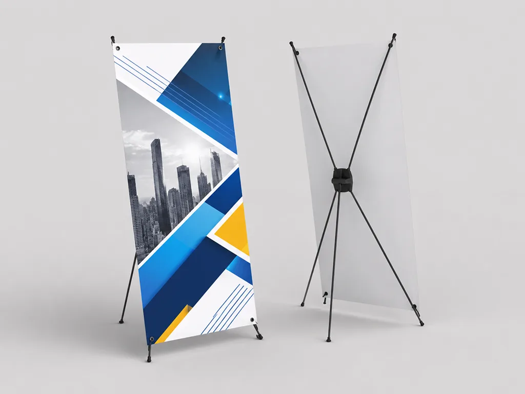X-Banner 60×160cm + Tiang Aluminium